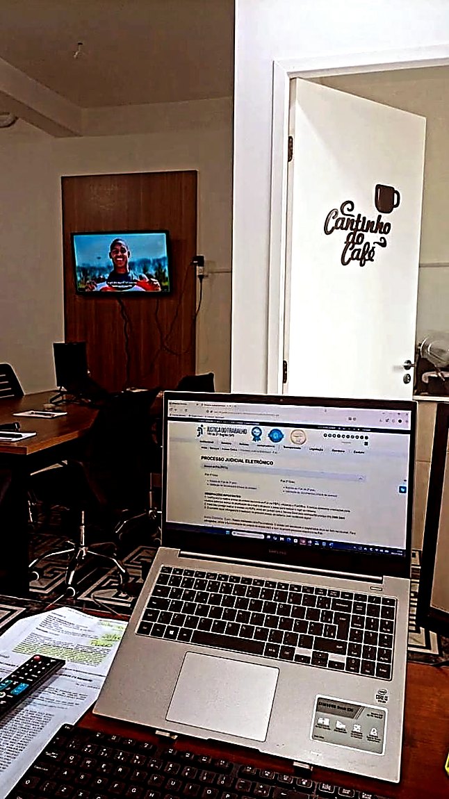 Interior do Escritório - Operação PJe e Cantinho do Café